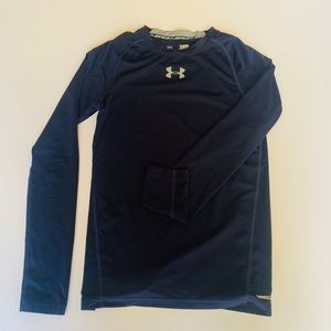 Very Good Under Armour Boys Large Navy Long Sleeve